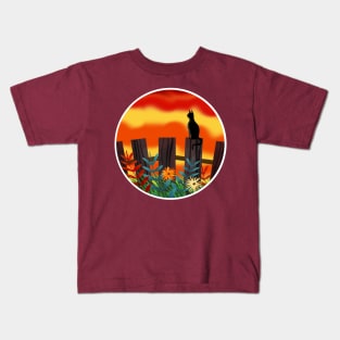 Watching the Sunset Kids T-Shirt